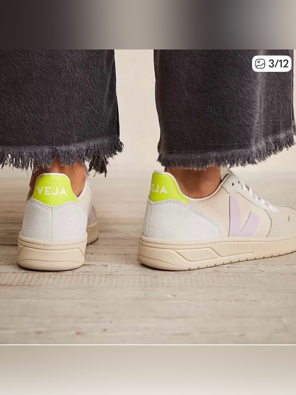 Veja V-10 Lavender + Neon